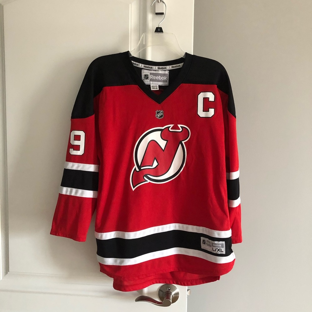 NJ Devils Jersey for Youth XL or Small Adult
